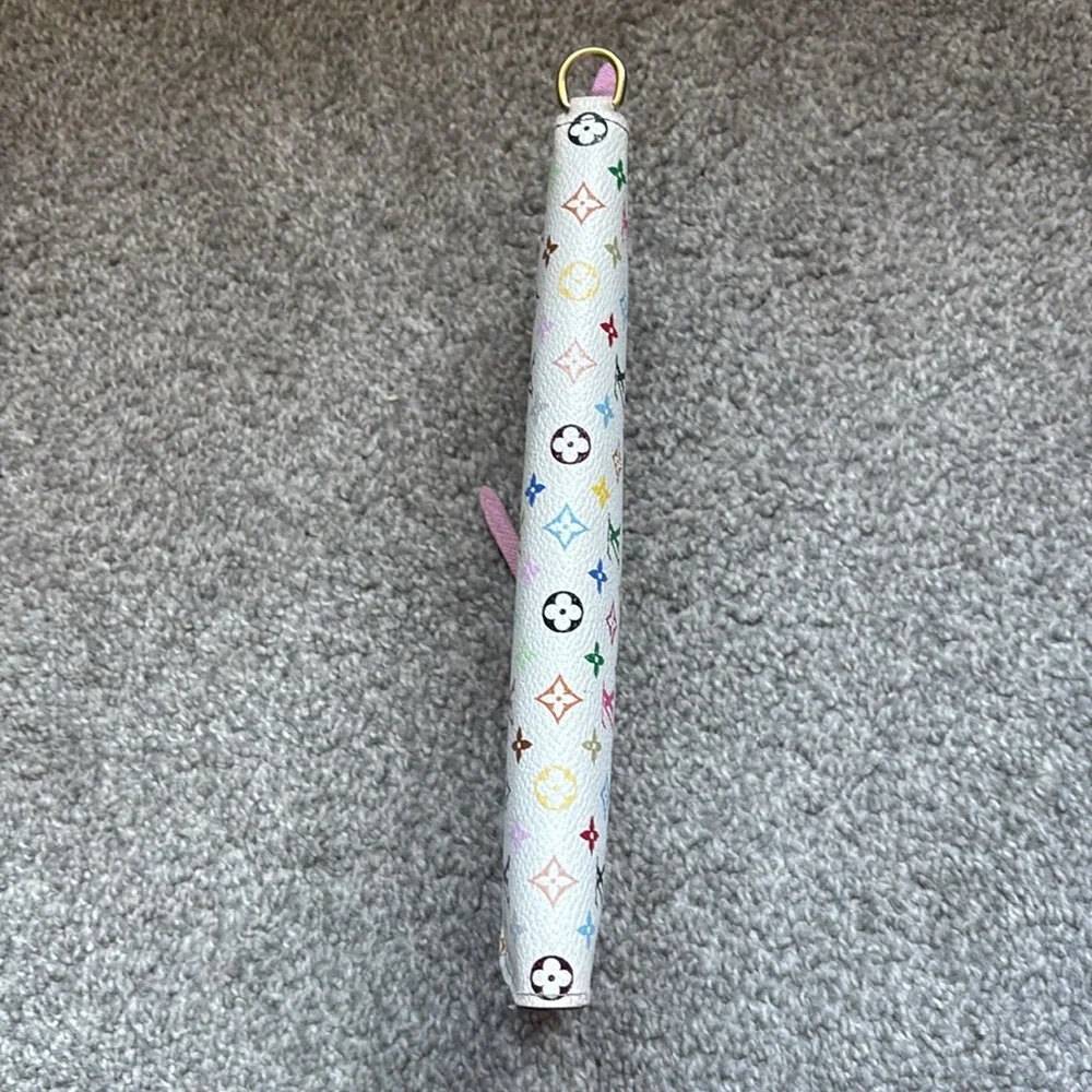 Louis Vuitton Multicolor Murakami Insolite Wallet White Pink - Picture 3 of 16
